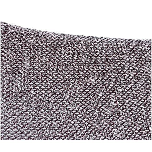 Antonio Salgado Luxury Cotton Jacquard Blanket 66x90 Dark Red White Knit Throw - Picture 8 of 8